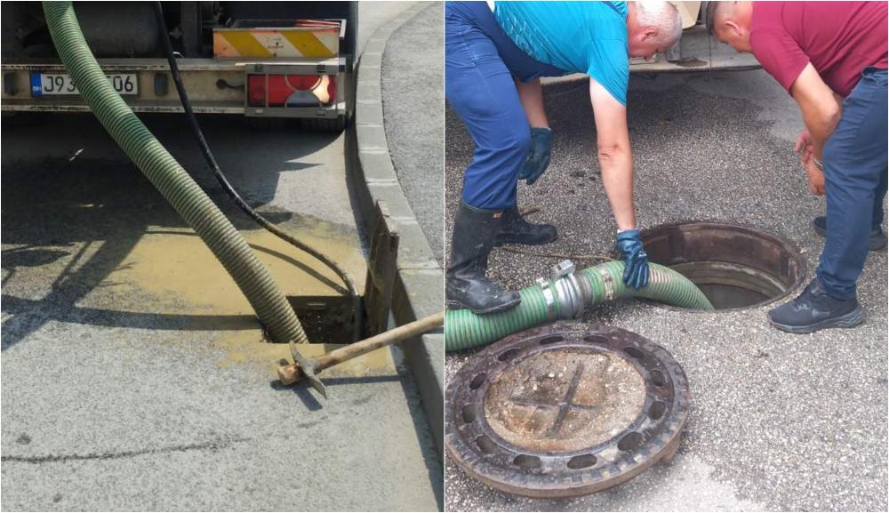 Ekipe Pogona Kanalizacija vrše čišćenje kanala i slivnika na području općine Vogošća