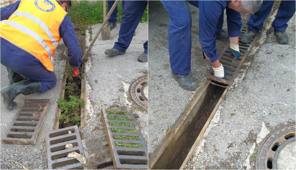 Ekipe Pogona Kanalizacija vrše čišćenje kanala i slivnika na području općine Vogošća