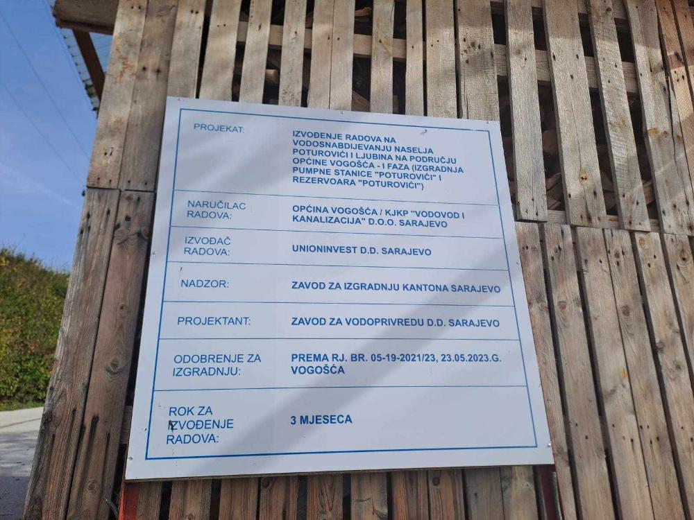 Uprava ViK-a obišla radove u Krivoglavcima i Poturovićima: Realizacija projekta teče planiranom dinamikom