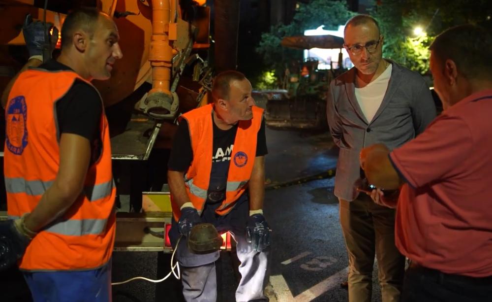 Izvršni direktor Šerak obišao radove na čišćenju kanalizacione mreže u trećoj smjeni