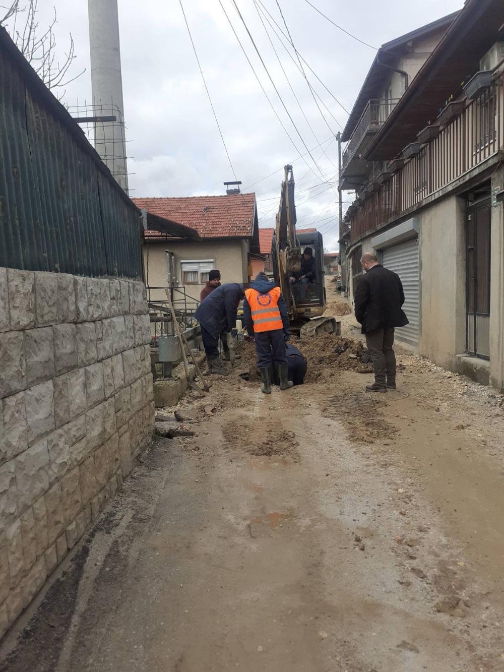 Radovi na vodovodnoj i kanalizacionoj mreži 03.01.2024.