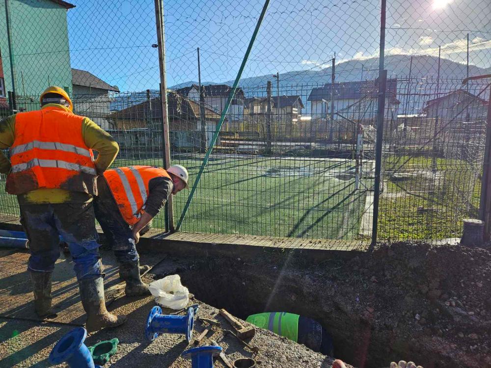Radovi na vodovodnoj i kanalizacionoj mreži 04.01.2024.