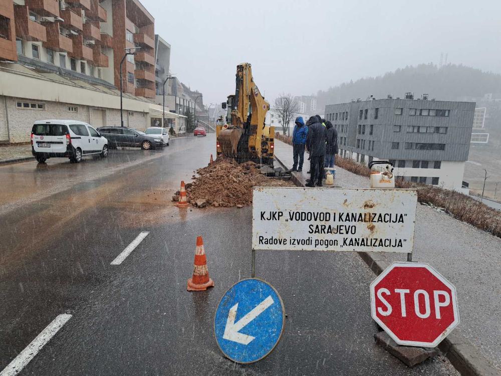 Radovi na vodovodnoj i kanalizacionoj mreži 04.01.2024.