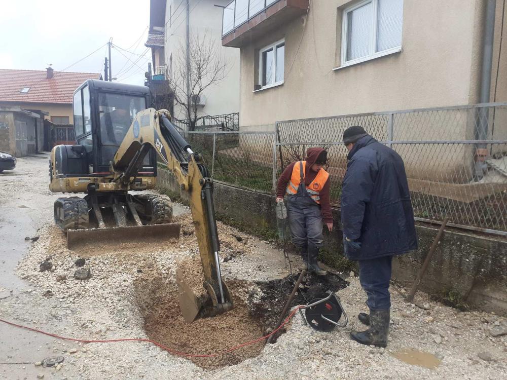 Radovi na vodovodnoj i kanalizacionoj mreži 04.01.2024.