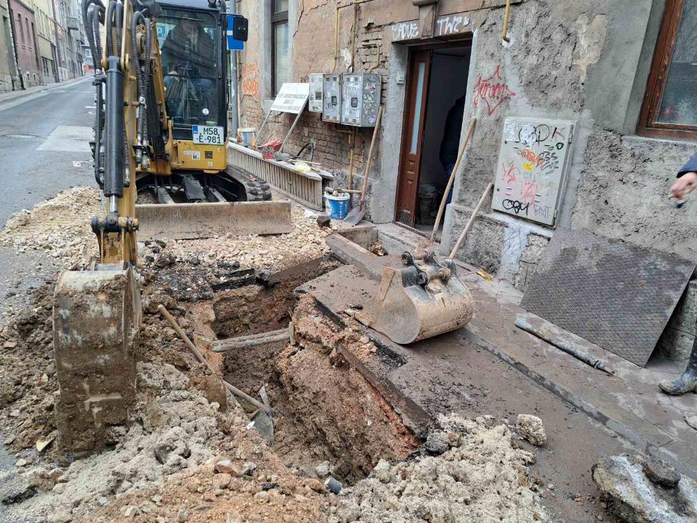 Radovi na vodovodnoj i kanalizacionoj mreži 12.01.2024.