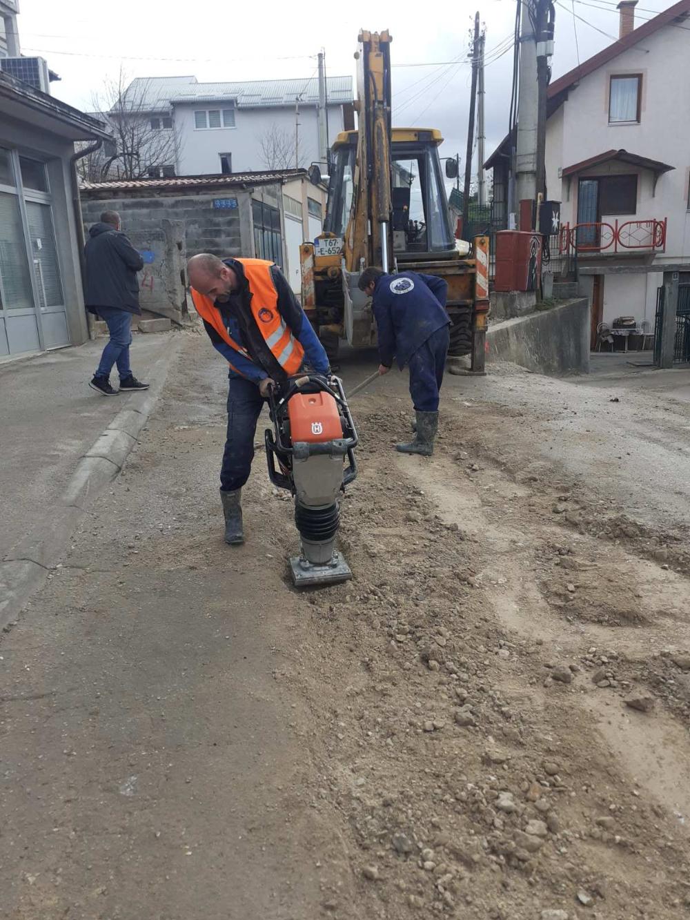 Radovi na vodovodnoj i kanalizacionoj mreži 18.01.2024.