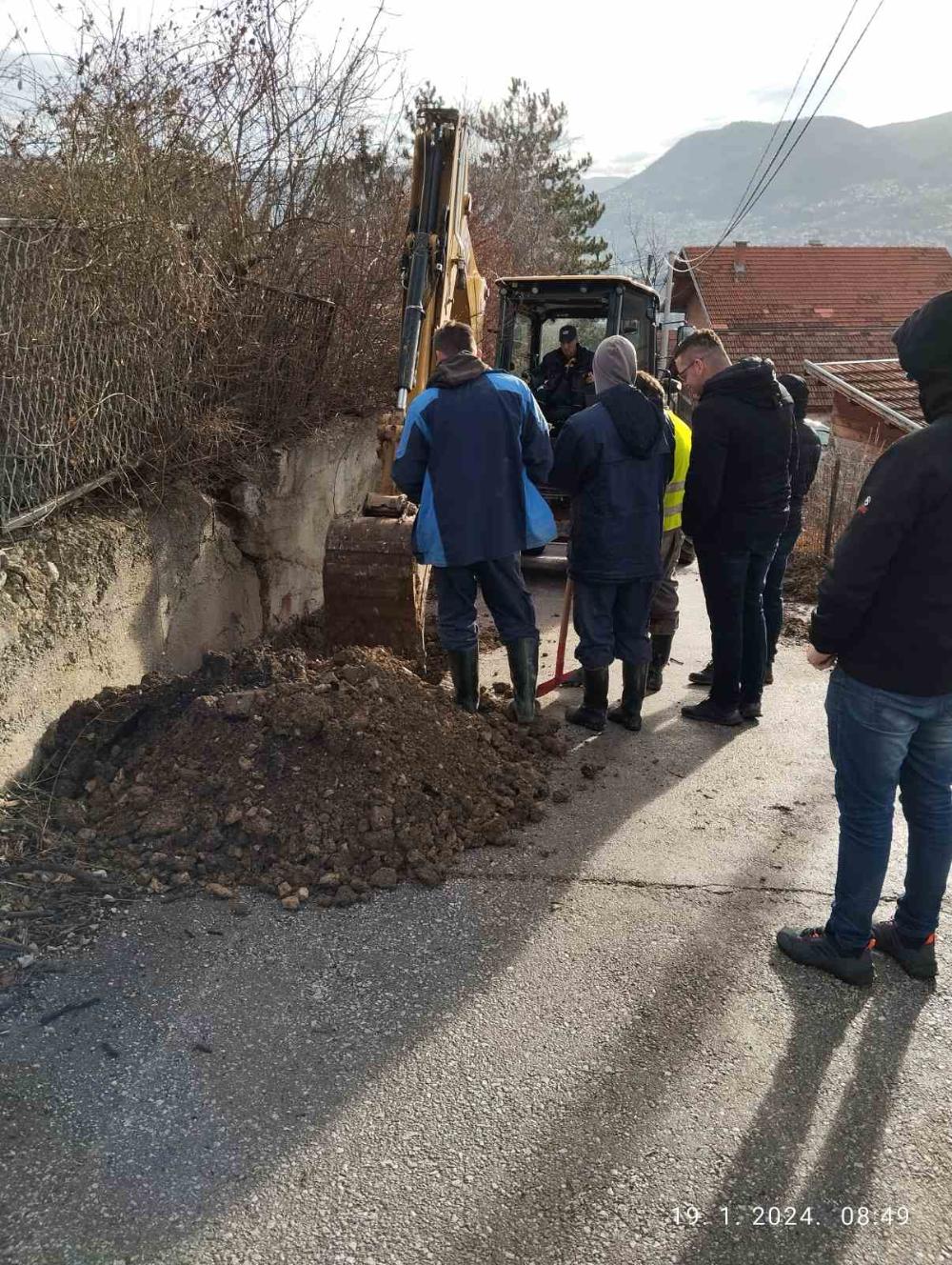 Radovi na vodovodnoj i kanalizacionoj mreži 19.01.2024.