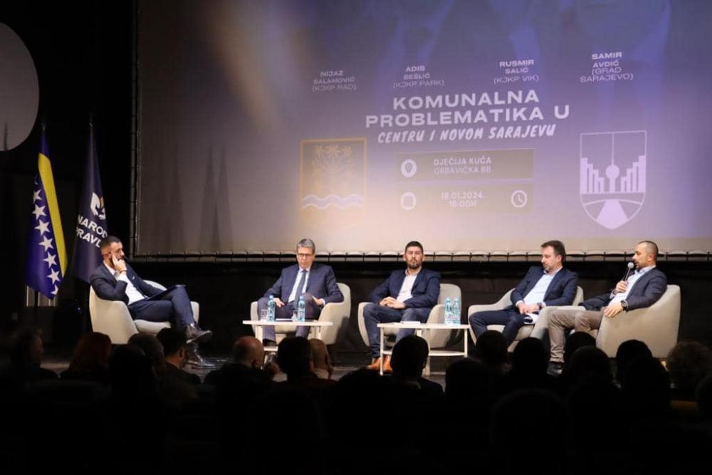 Direktor Salić učestvovao na panel diskusiji o komunalnoj problematici na području općina Centar i Novo Sarajevo
