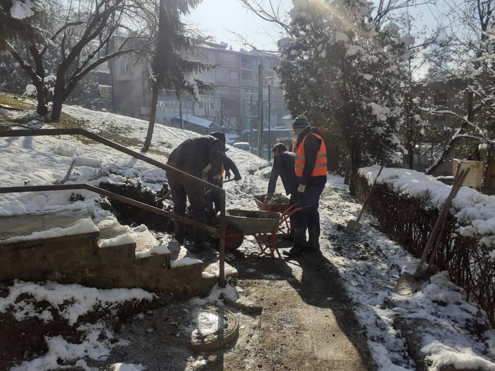 Radovi na vodovodnoj i kanalizacionoj mreži 22.01.2024.