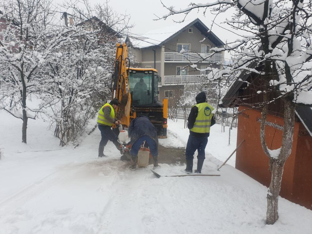 Radovi na vodovodnoj i kanalizacionoj mreži 23. 01. 2024.