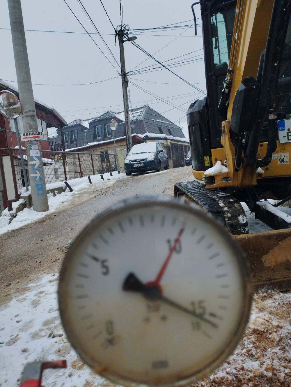Radovi na vodovodnoj i kanalizacionoj mreži 23. 01. 2024.