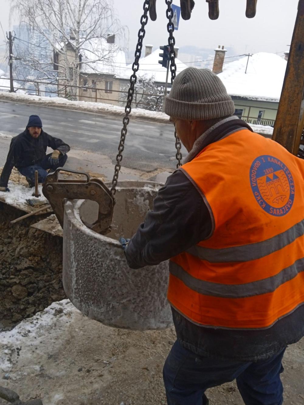 Radovi na vodovodnoj i kanalizacionoj mreži 23. 01. 2024.