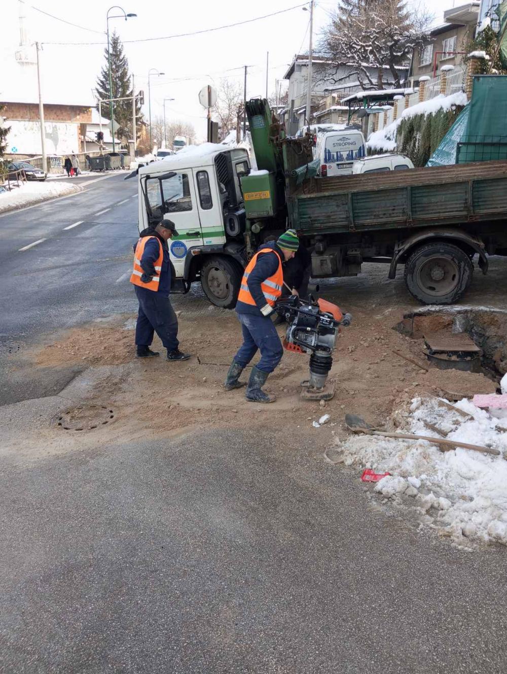 Radovi na vodovodnoj i kanalizacionoj mreži 24.01.2024.