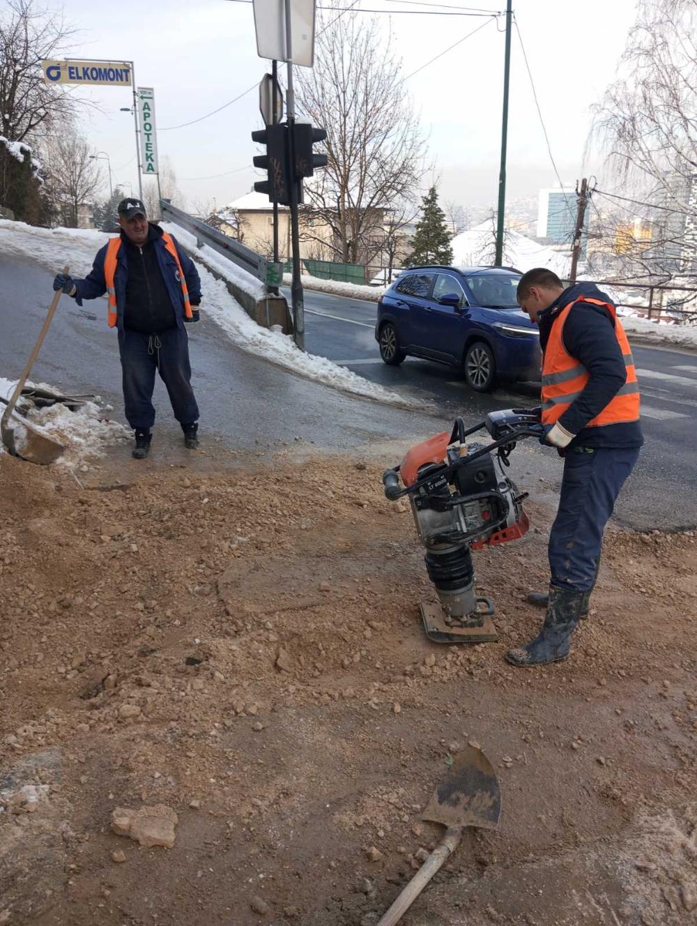 Radovi na vodovodnoj i kanalizacionoj mreži 24.01.2024.