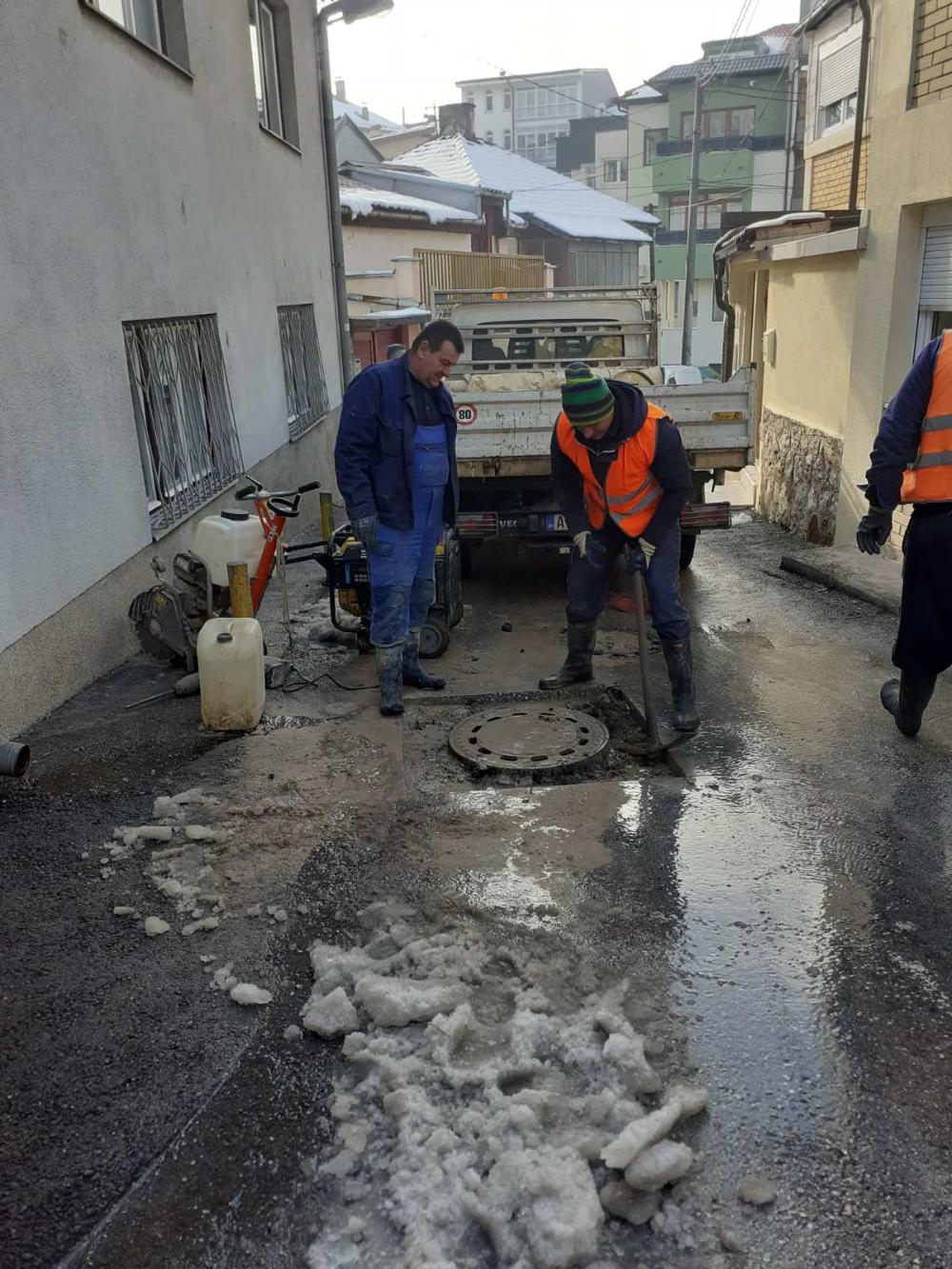 Radovi na vodovodnoj i kanalizacionoj mreži 25.01.2024.