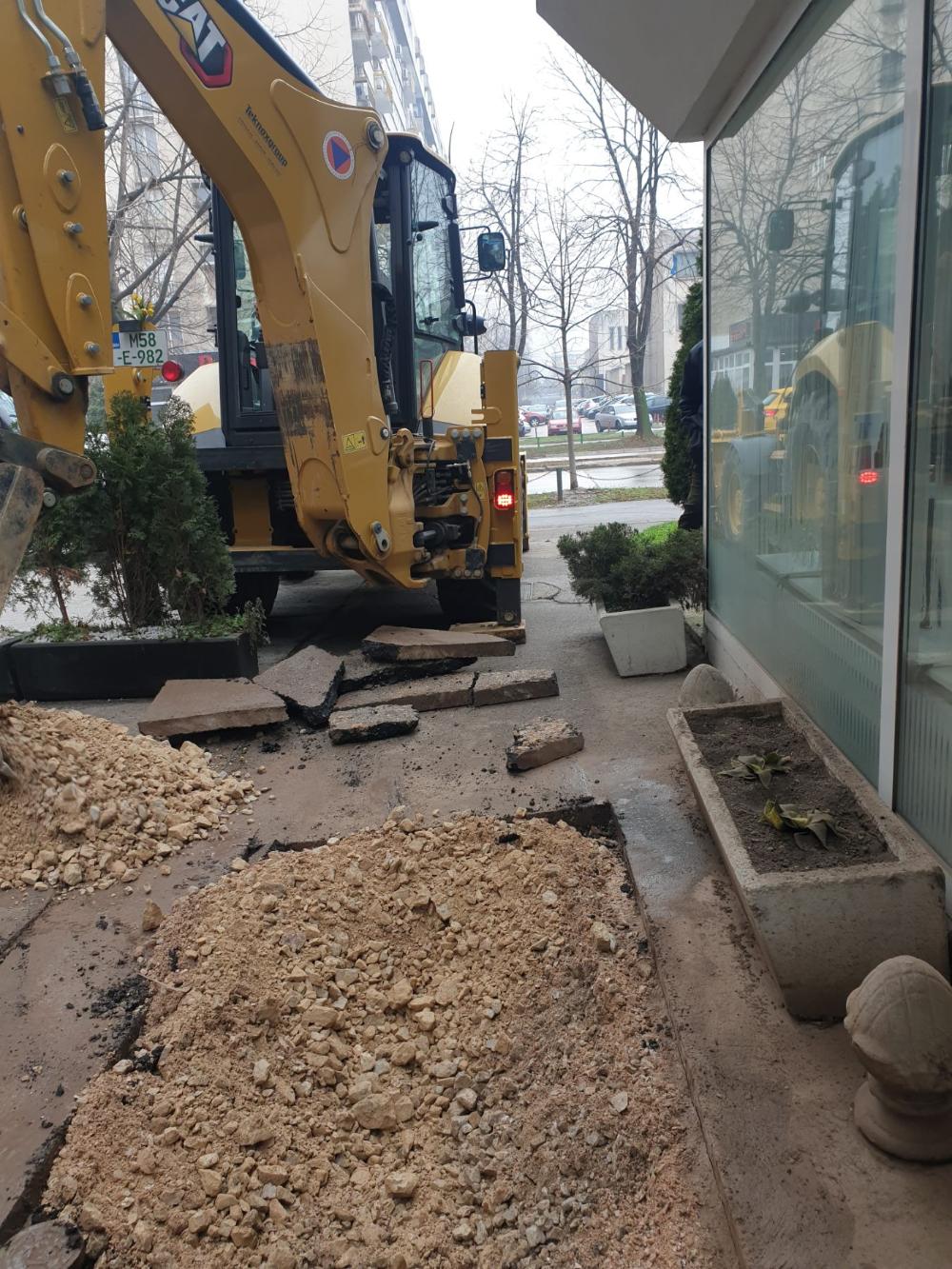 Radovi na vodovodnoj i kanalizacionoj mreži 26.01.2024.