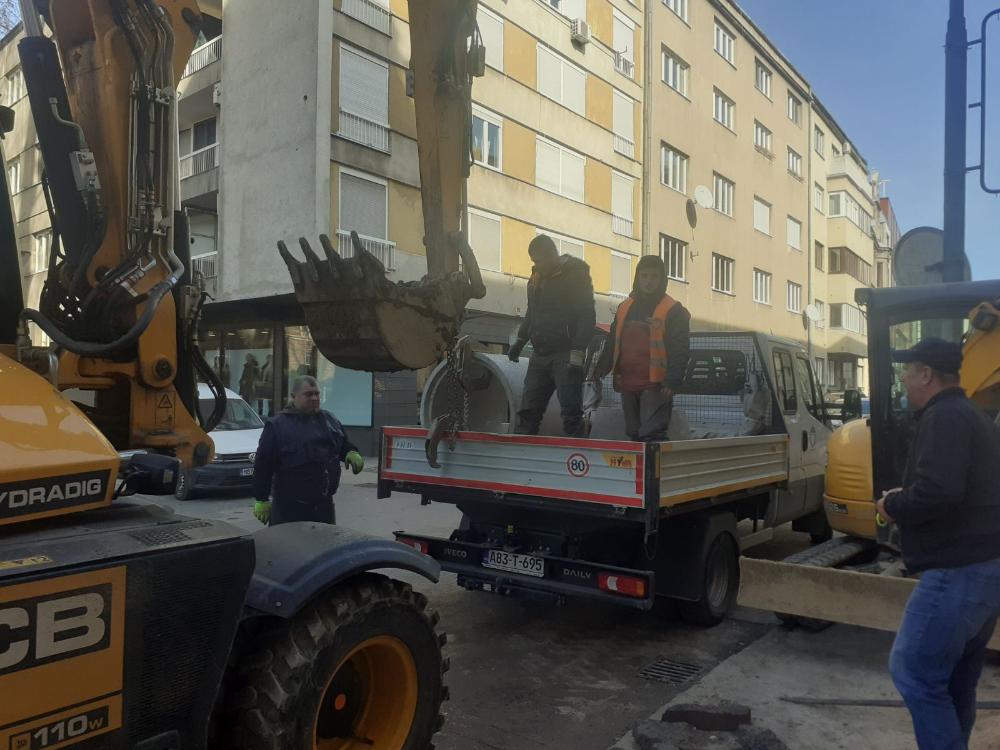 Radovi na vodovodnoj i kanalizacionoj mreži 06. 02.2024.