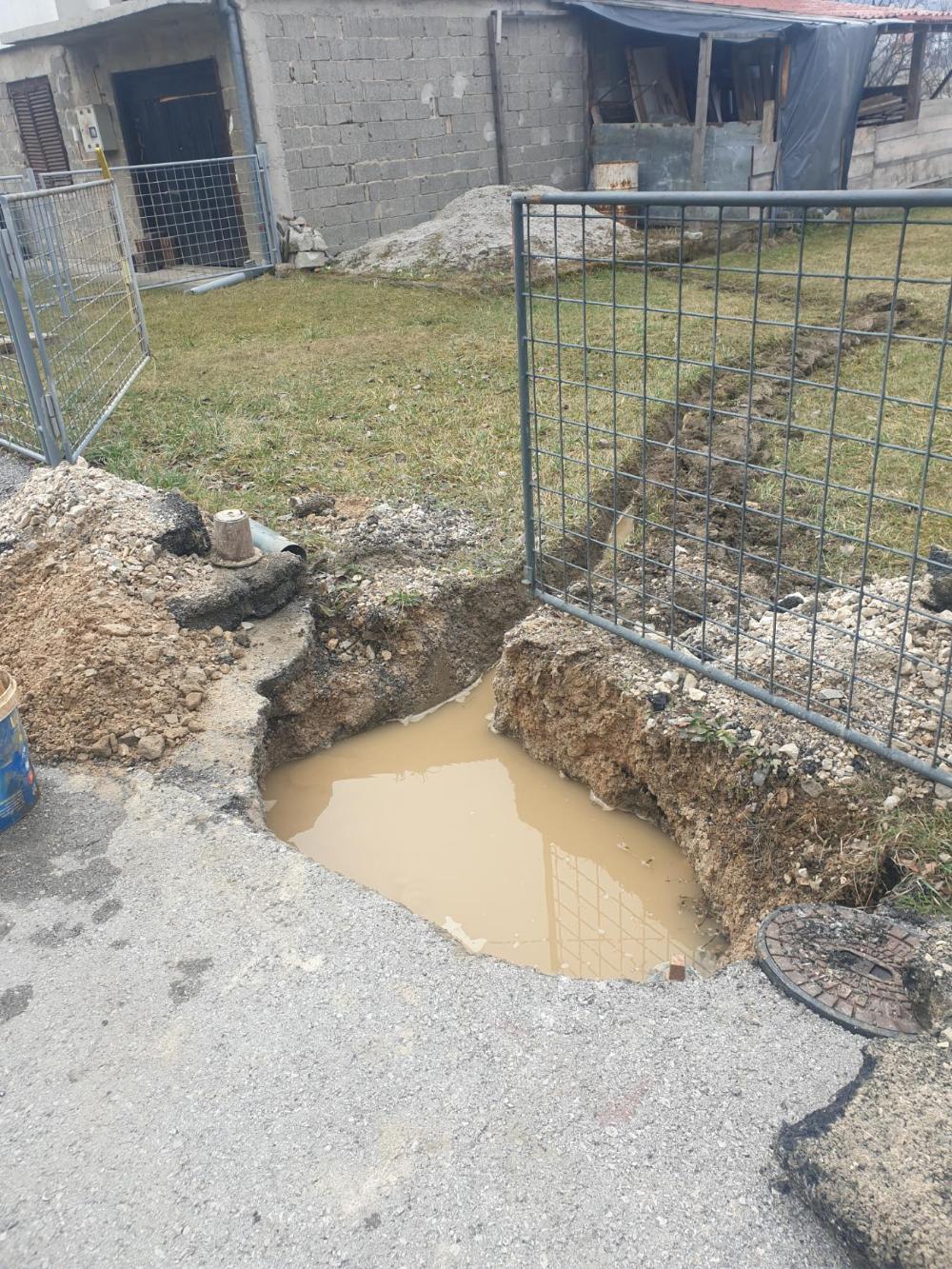 Radovi na vodovodnoj i kanalizacionoj mreži 15. 02.2024.