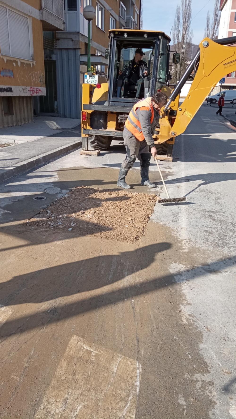 Radovi na vodovodnoj i kanalizacionoj mreži 19. 02.2024.