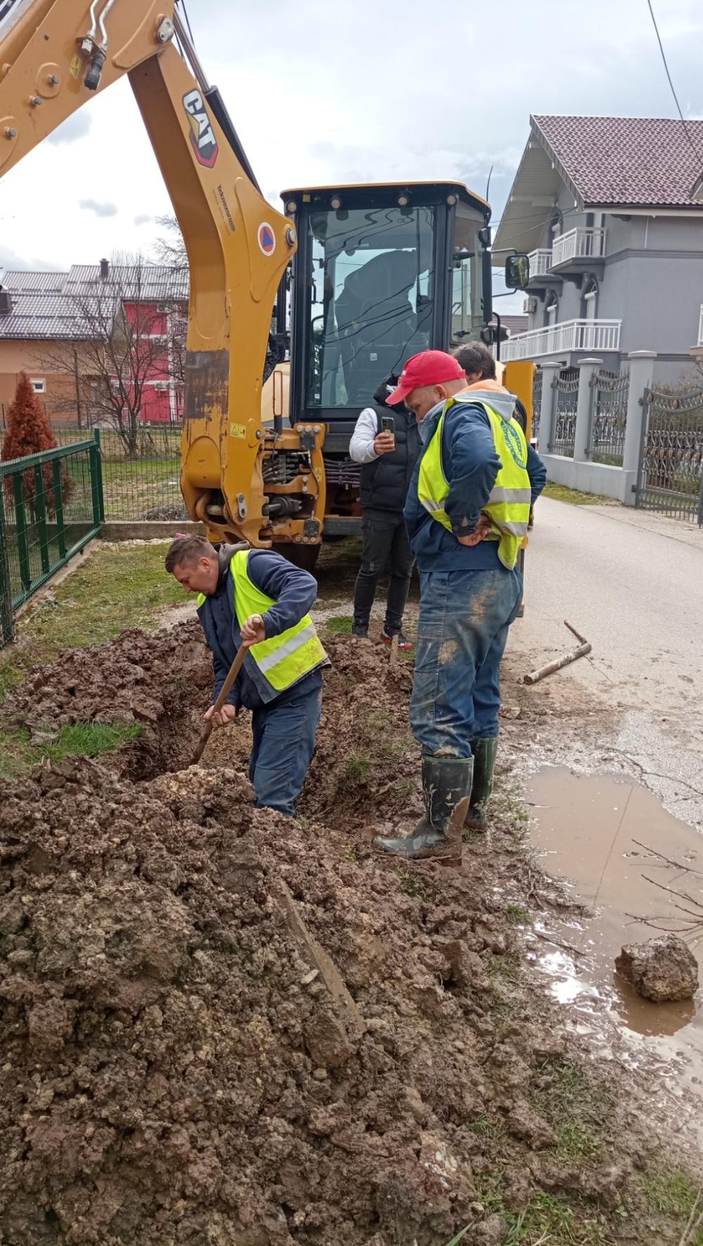 Radovi na vodovodnoj i kanalizacionoj mreži - 23. 02.2024.