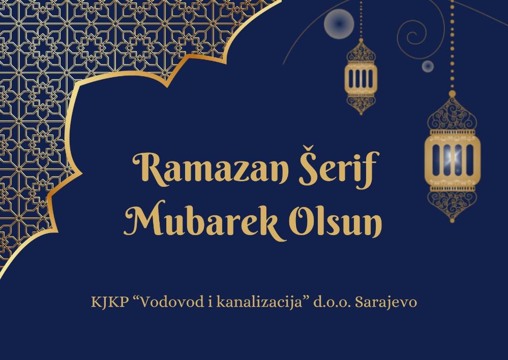 Ramazan šerif mubarek olsun!