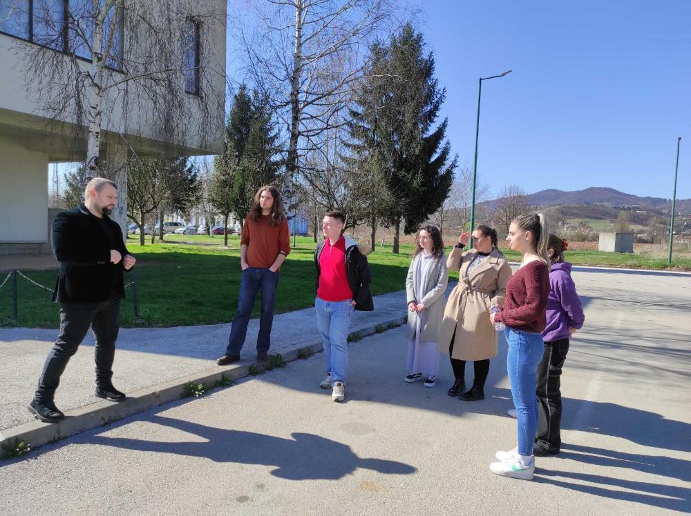 Studenti PMF-a u posjeti Postrojenju za prečišćavanje otpadnih voda na Butilama