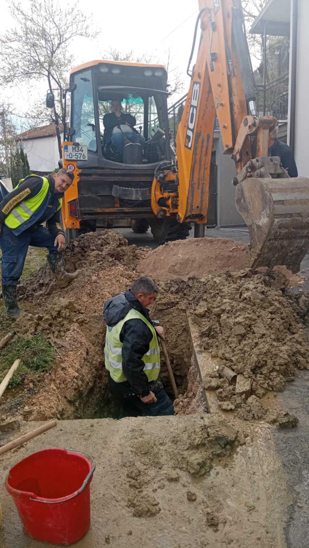 Radovi na vodovodnoj i kanalizacionoj mreži - 03. 04. 2024.