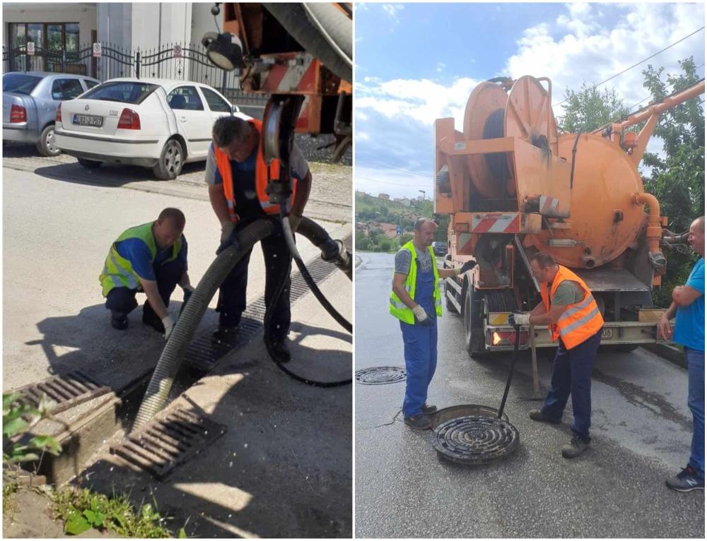 Proljetna akcija čišćenja "Sarajeco" u Vogošći: Radnici ViK-a vrše čišćenje kanalizacione mreže (VIDEO)