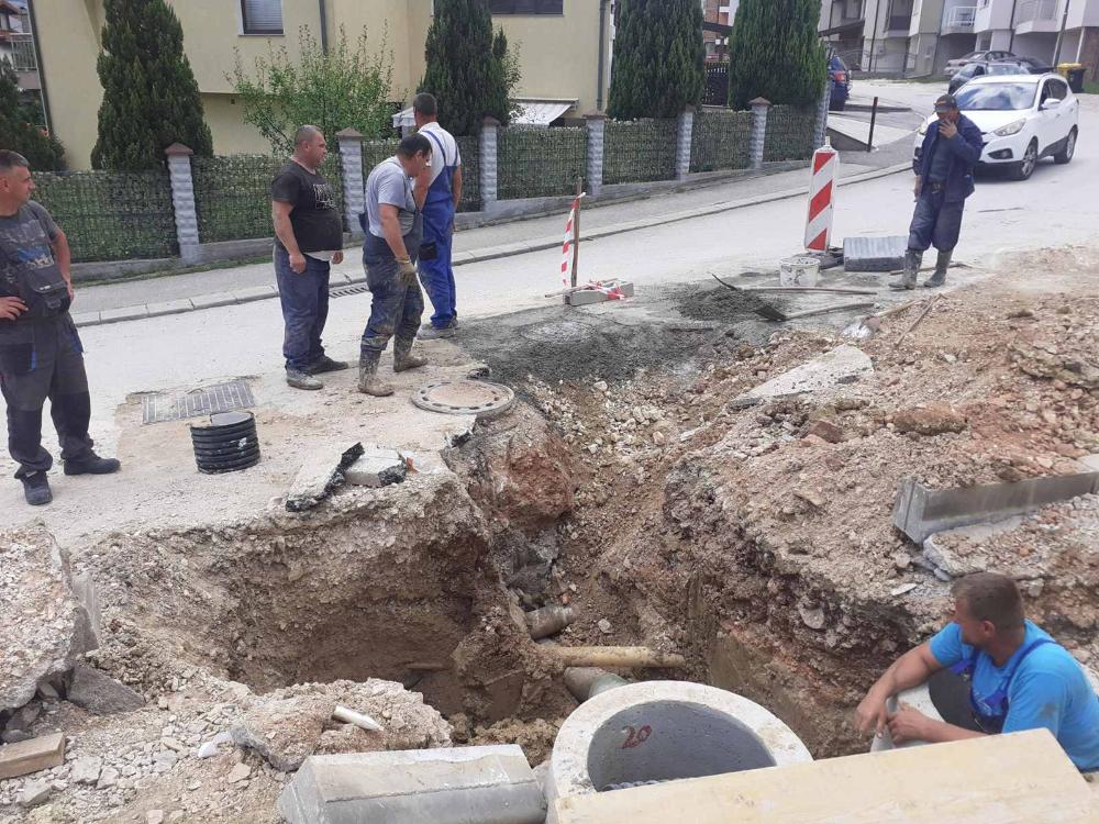 Radovi na vodovodnoj i kanalizacionoj mreži - 13. 06. 2024.