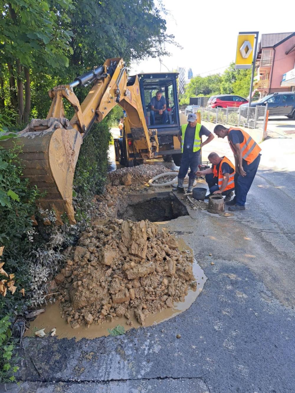 Radovi na vodovodnoj i kanalizacionoj mreži za 29.07.2024. godine