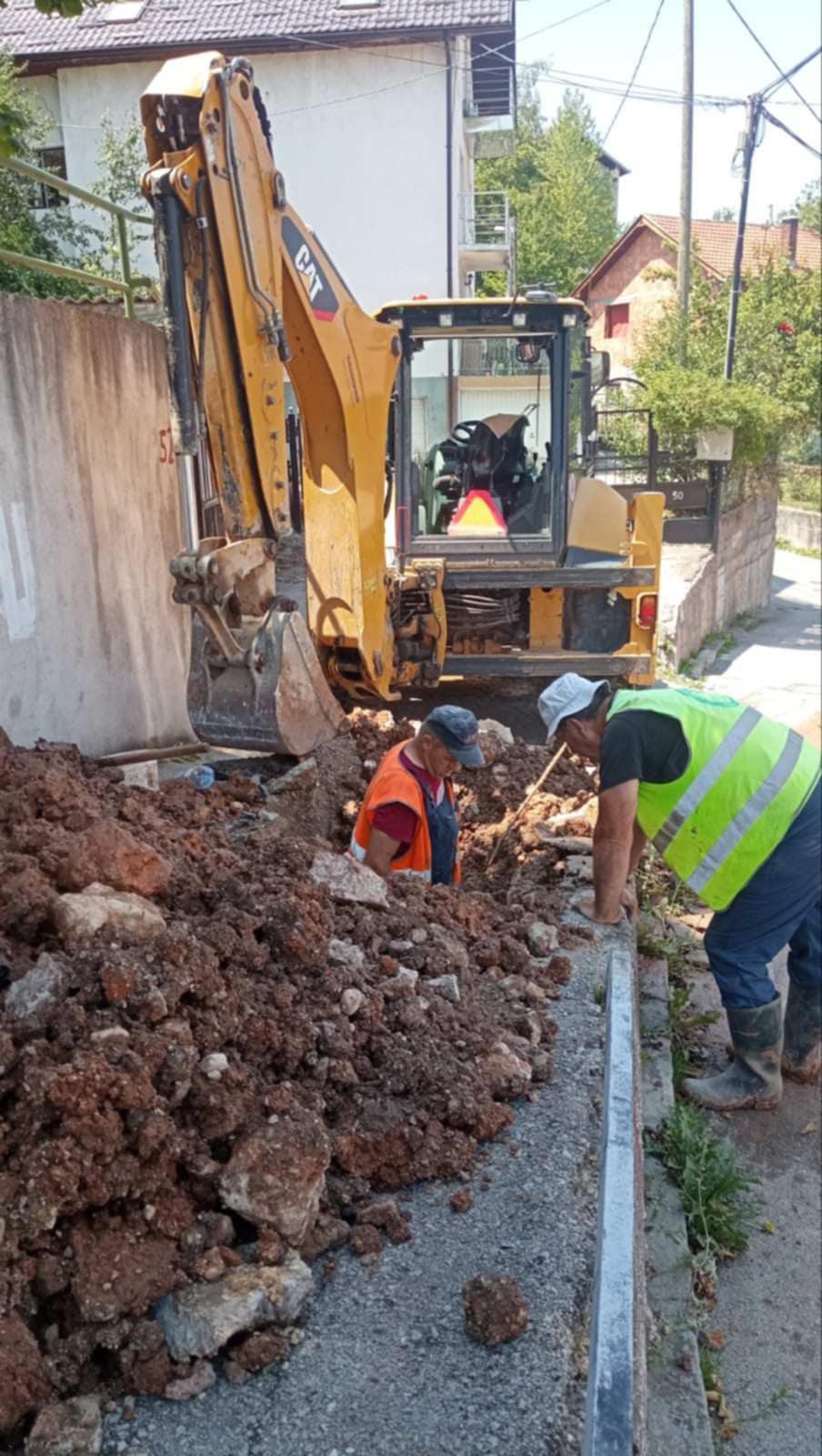Radovi na vodovodnoj i kanalizacionoj mreži za 29.07.2024. godine