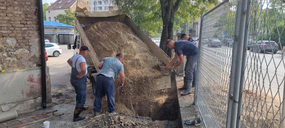 Radovi na kanalizacionoj mreži – četvrtak, 08. 08. 2024.