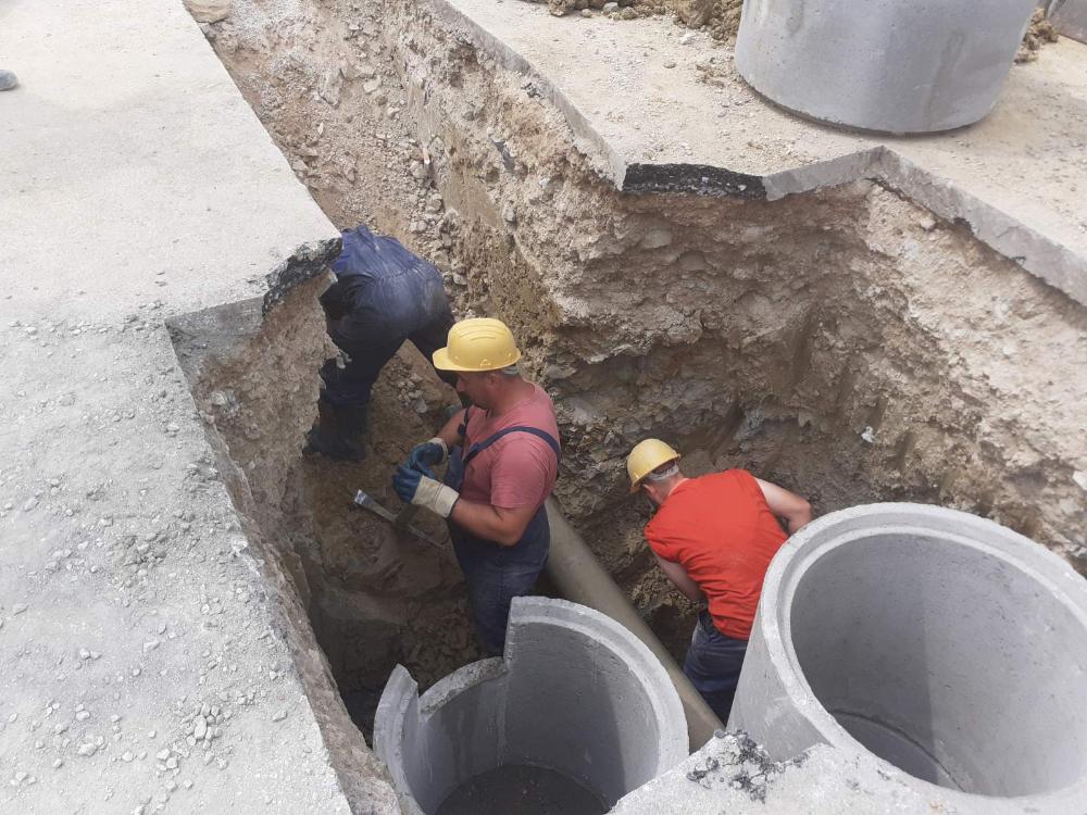 Radovi na kanalizacionoj mreži – ponedjeljak, 19. 08. 2024.