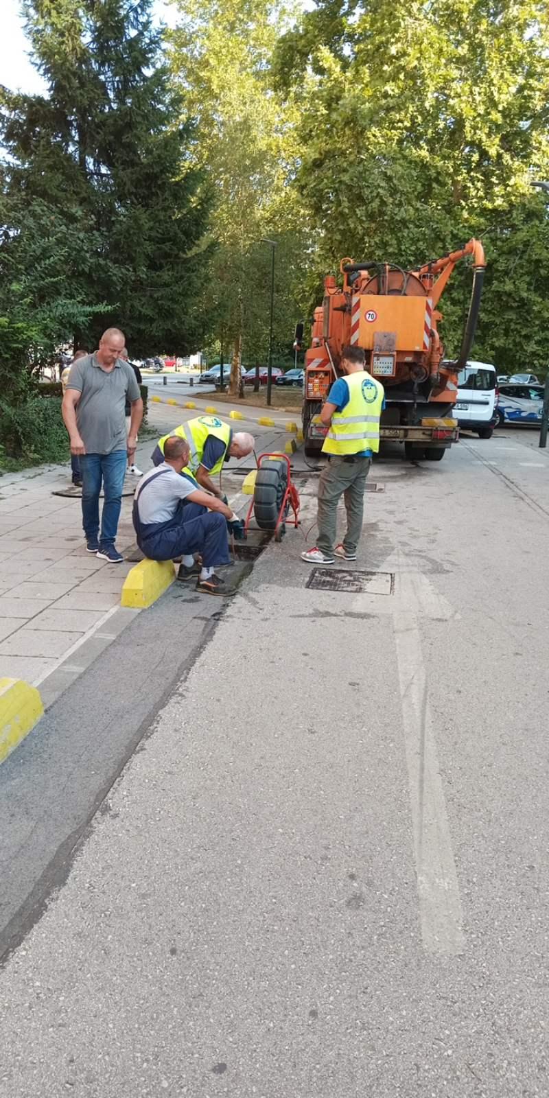 Radovi na kanalizacionoj mreži – ponedjeljak, 02. 09. 2024.