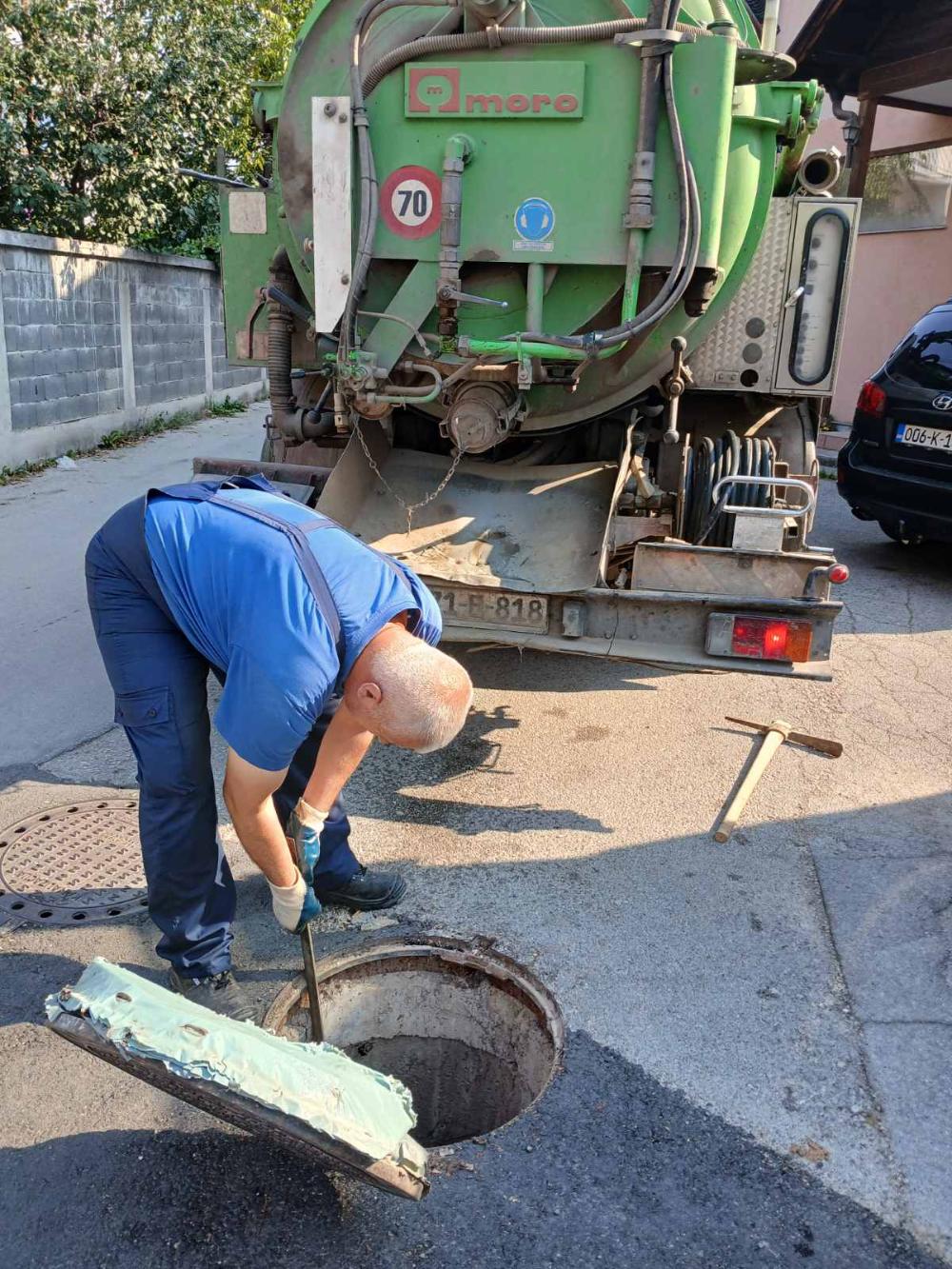 Radovi na kanalizacionoj mreži – srijeda, 04. 09. 2024.