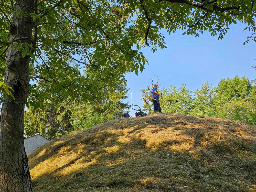 Uređenje zelenih površina rezervoara Podhrastovi, izvršni direktori obišli radove