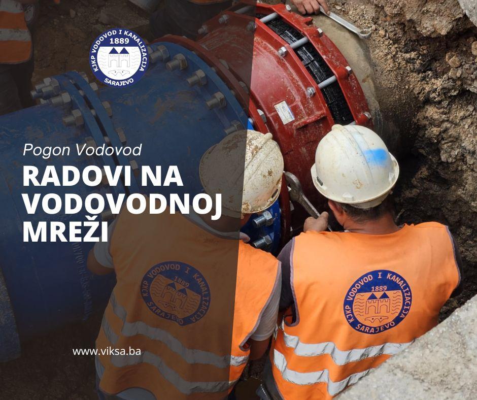 Radovi na vodovodnoj mreži – 12.09.2024.