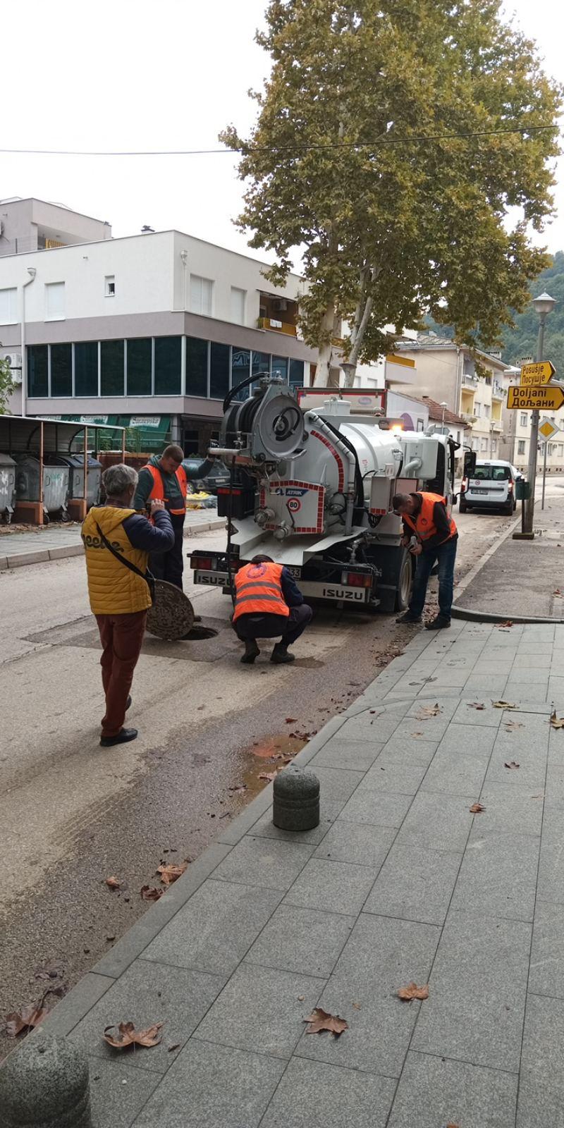 Radovi na kanalizacionoj mreži – ponedjeljak, 07. 10. 2024.