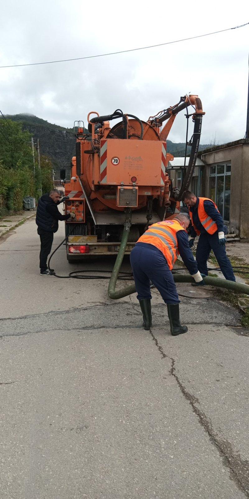 Radovi na kanalizacionoj mreži – ponedjeljak, 07. 10. 2024.