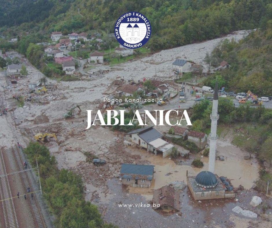 Radnici ViK-a u Jablanici drugi dan vrše čišćenje i pročepljenje kanalizacione mreže (VIDEO)