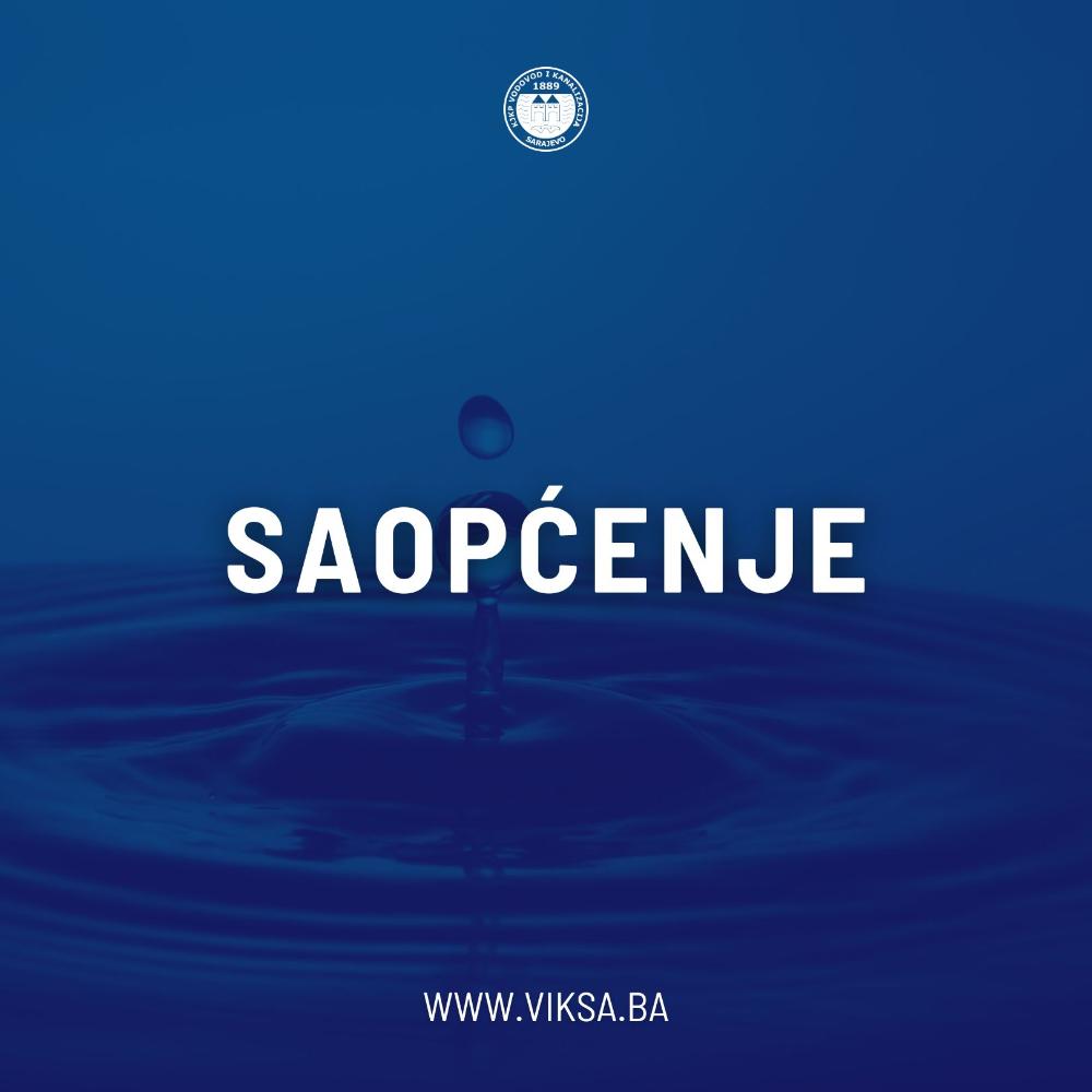 Saopćenje za javnost o cijeni vode i stavkama koje ulaze u obračun