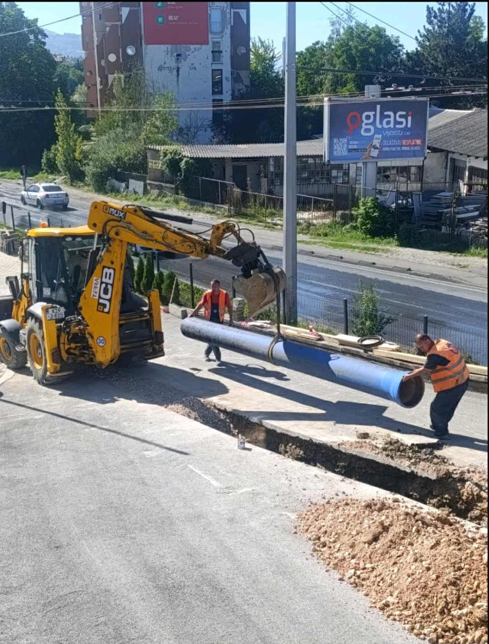 Rekonstrukcija dijela cjevovoda u ulici Alipašina u dužini od 190 metara