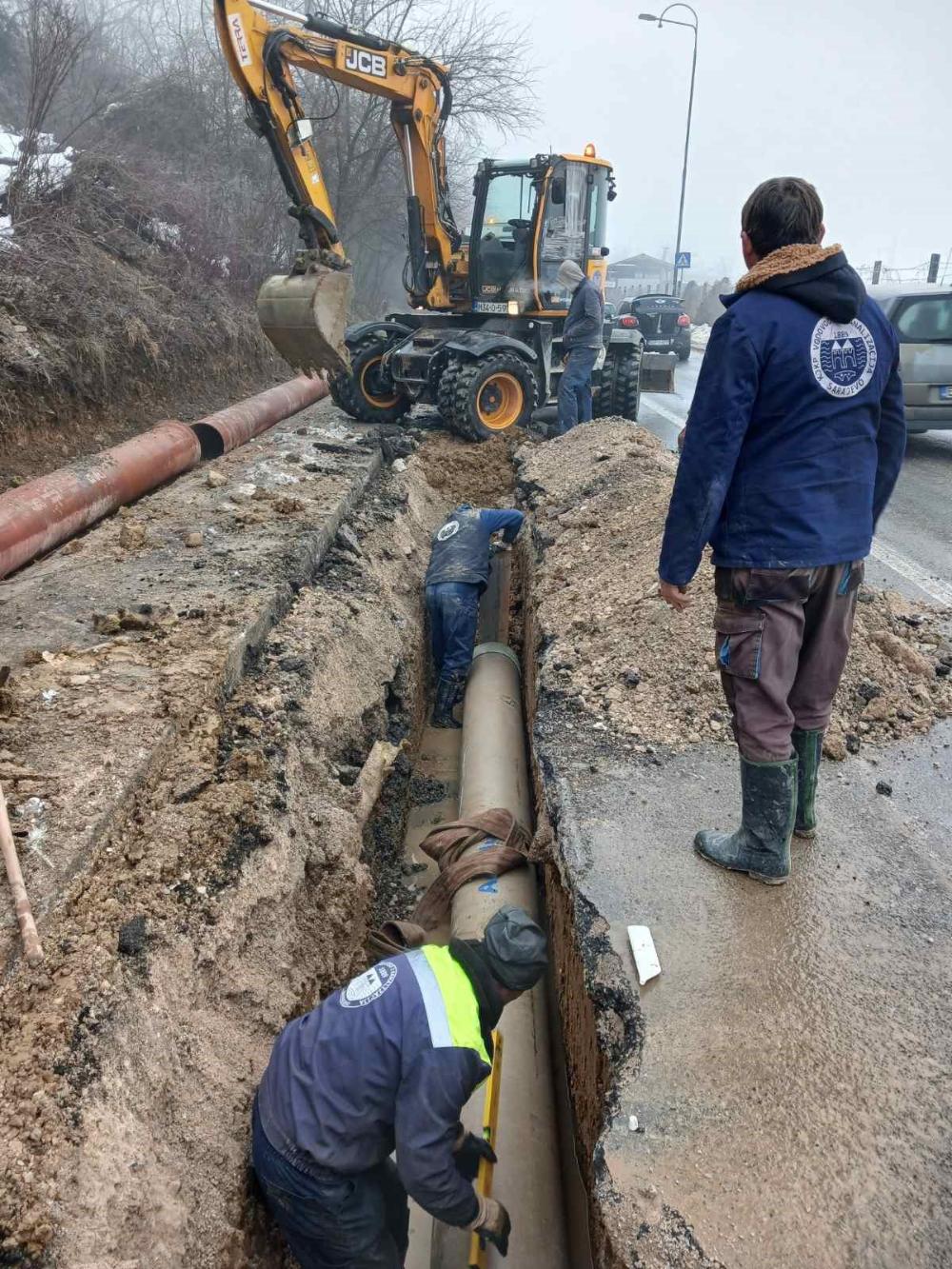 Završni izvještaj o uspješno realizovanim radovima na izgradnji feklanog kolektora u ulici Safet Zajko