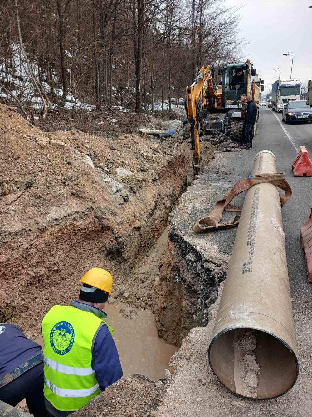 Završni izvještaj o uspješno realizovanim radovima na izgradnji feklanog kolektora u ulici Safet Zajko