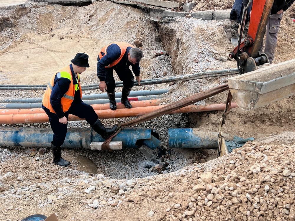 Izmještanje vodovodne infrastrukture u sklopu radova na tramvajskoj pruzi Ilidža-Hrasnica
