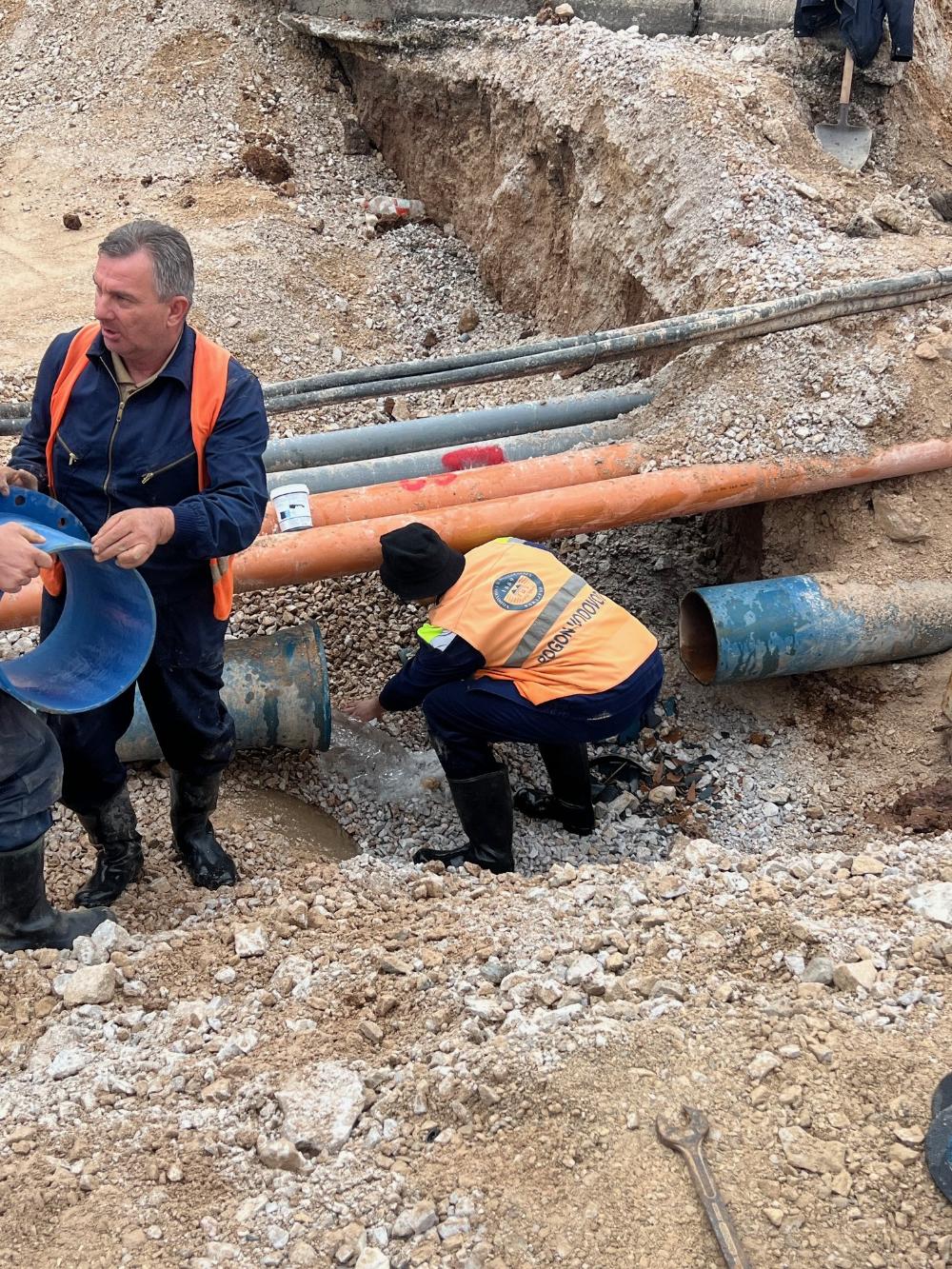 Izmještanje vodovodne infrastrukture u sklopu radova na tramvajskoj pruzi Ilidža-Hrasnica