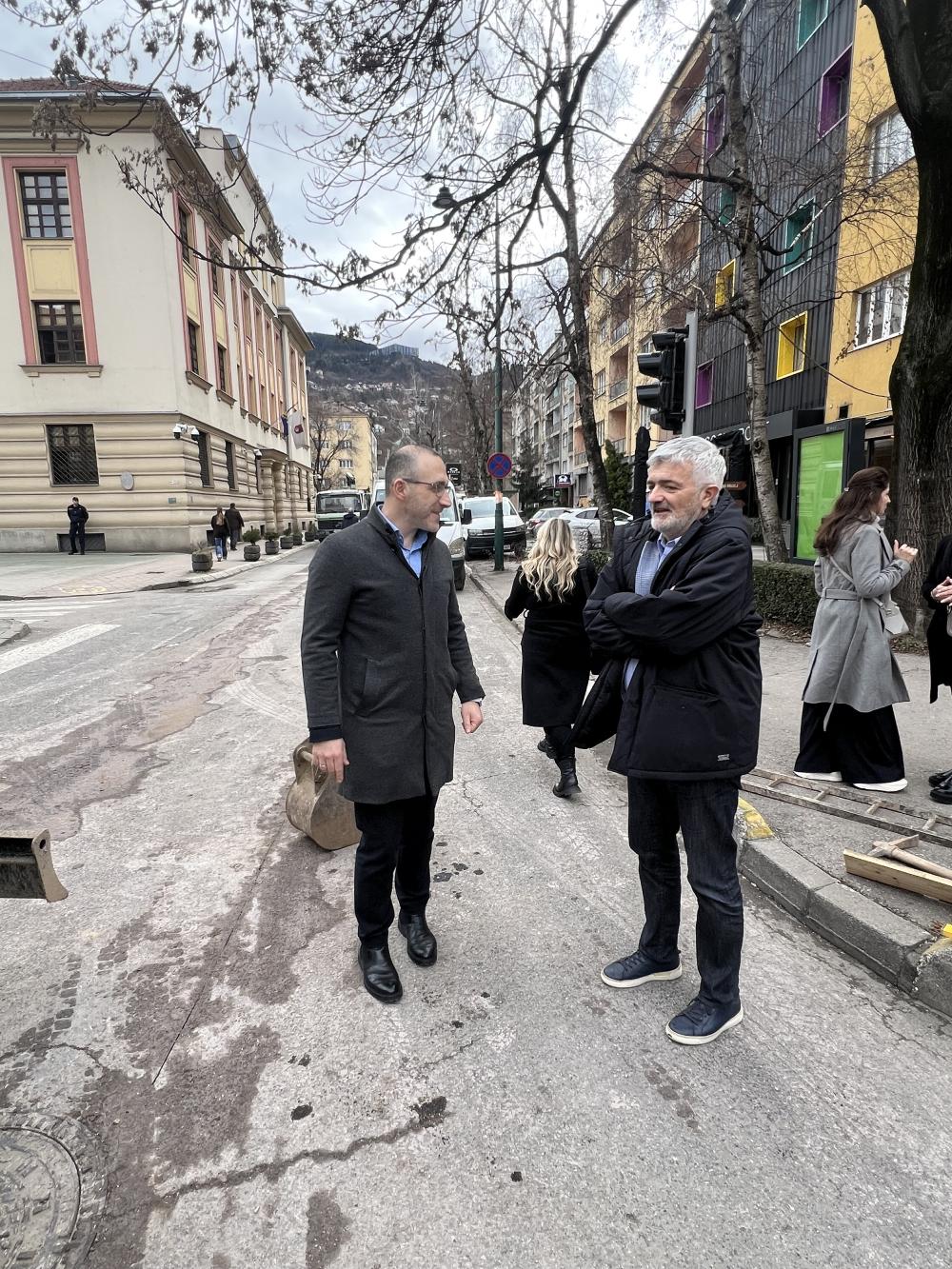 Izvještaj o početku radova: Rekonstrukcija kanalizacione mreže u ulici Radićeva