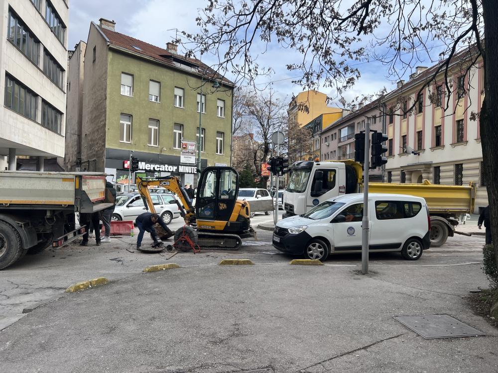 Izvještaj o početku radova: Rekonstrukcija kanalizacione mreže u ulici Radićeva