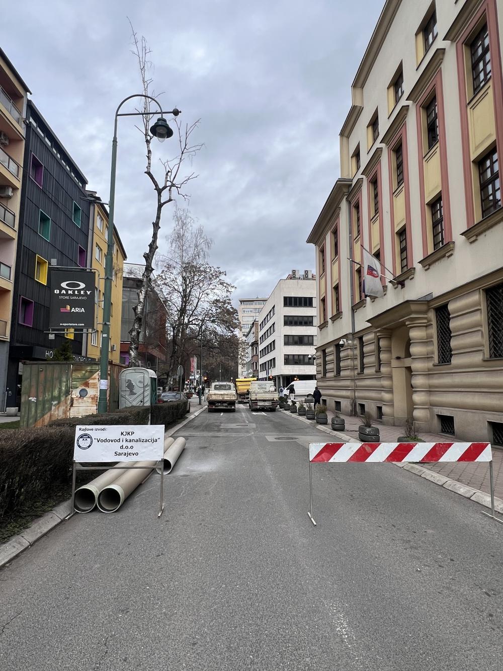 Izvještaj o početku radova: Rekonstrukcija kanalizacione mreže u ulici Radićeva