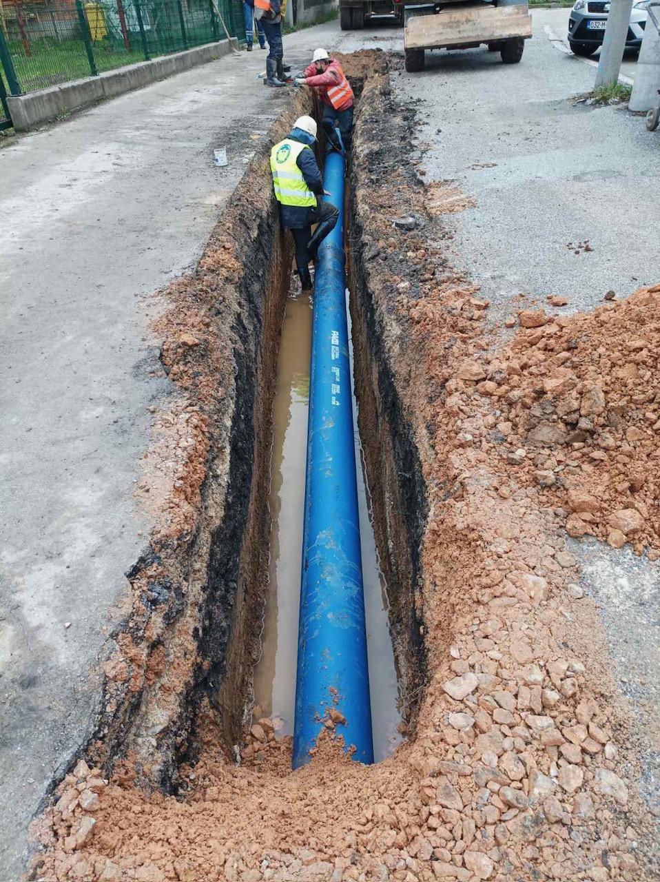 Intenzivirani radovi na vodovodnoj mreži: kontinuirane aktivnosti na više lokaliteta